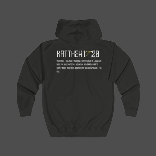 MATTHEW 17:20 ZIP UP