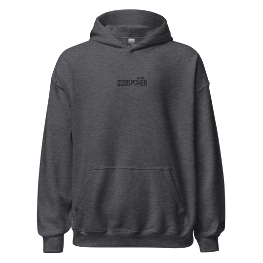 Gods Power Dark Grey Hoodie