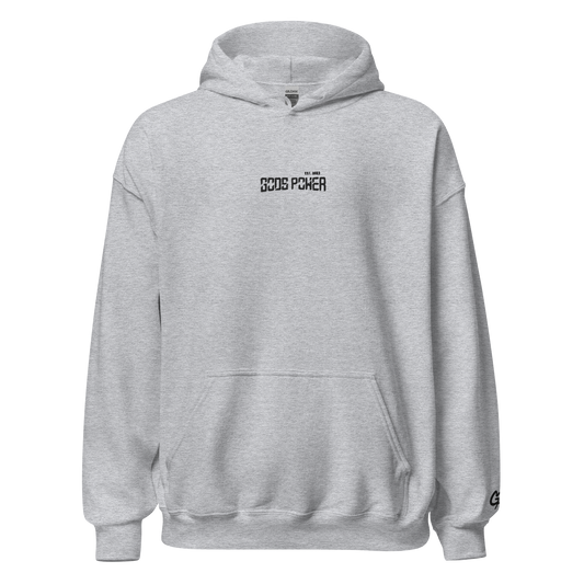 Gods Power Light Grey Hoodie