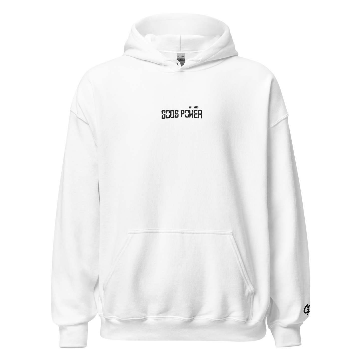 Gods Power White Hoodie