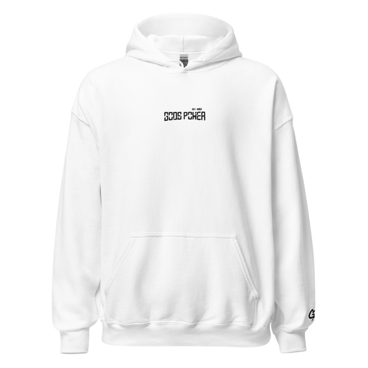 Gods Power White Hoodie